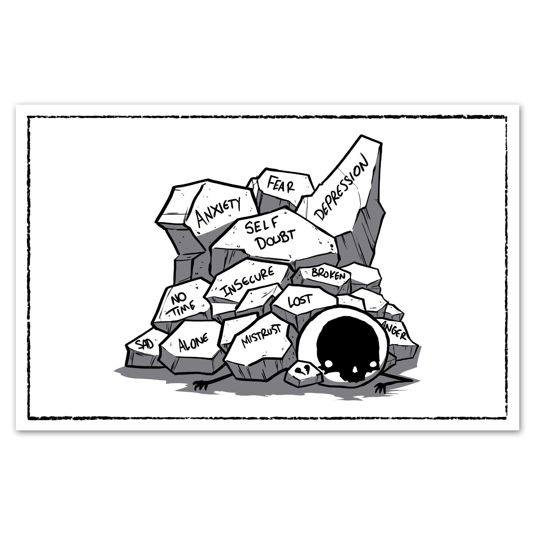 Buried Behavior Print